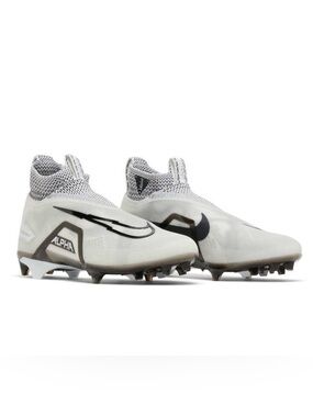 New Nike Alpha Menace Elite 3 Flyknit Football Cleats White Ghost 12 CT6648-100